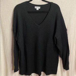 Basic black oversized sweater